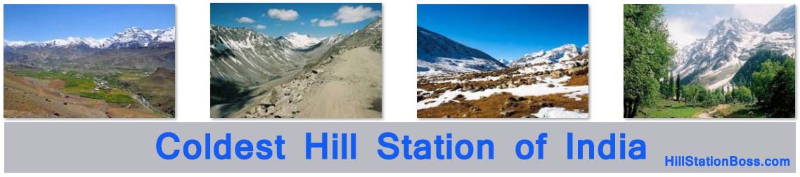 Coldest Hill Stations of India