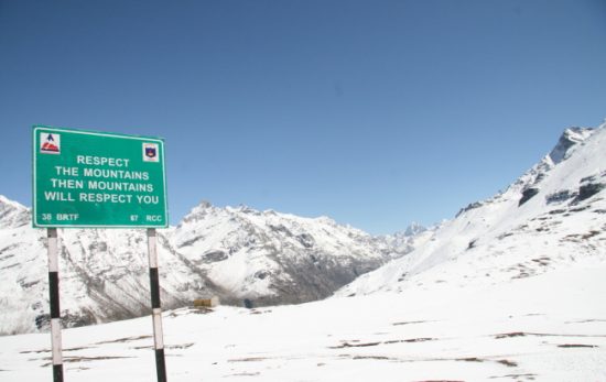 Rohtang Pass the coldest hill station in Manali